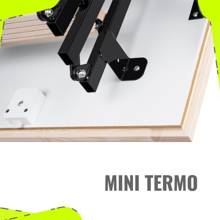 OUTLET Oman Mini Termo 80 x 70 Bodentreppe KOEFFIZIENT DER LUKENDECKELMITTE