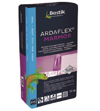 BOSTIK ARDAFLEX MARMOR Dünnbettmörtel Wand- und Bodenfliesen Feinsteinzeug 25 KG
