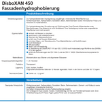 CAPAROL Disboxan 450 Fassadenschutz Imprägnierung Hydrophobierung Fassaden  1 L