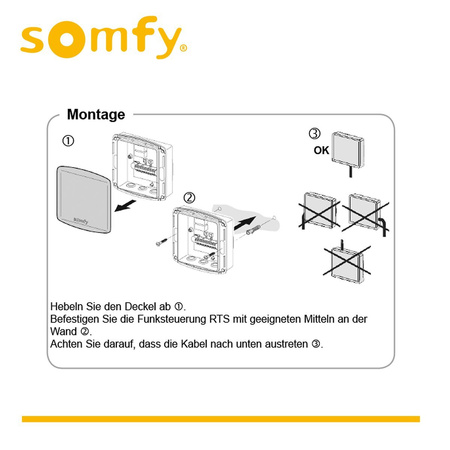 Somfy Standard Receiver RTS Funksteuerung 2-Kanal Universal Funkempfänger NEU