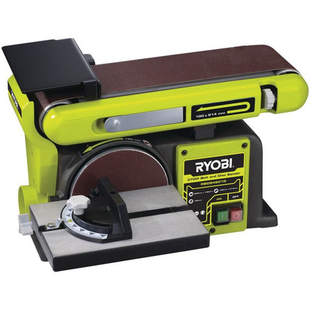 Ryobi RBDS4601G Band- und Tellerschleifer 375W mit Staubabsauganschluss