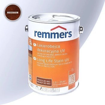 Remmers Dauershutz-Lasur Langzeit-Lasur UV 2,5 L Holzschutz Holzlasur - Nussbaum