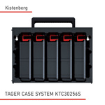 Kistenberg Organizer TAGER CASE KTC30256S Ausziehbarer Behälter 41 x 29 x 29 cm