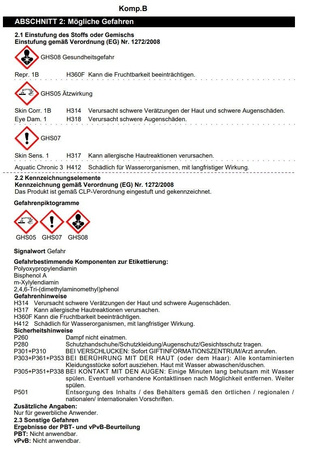 WEBER weber.prim 807 Grundierharz Epoxidharz Transparent Komp. A+B 9 KG