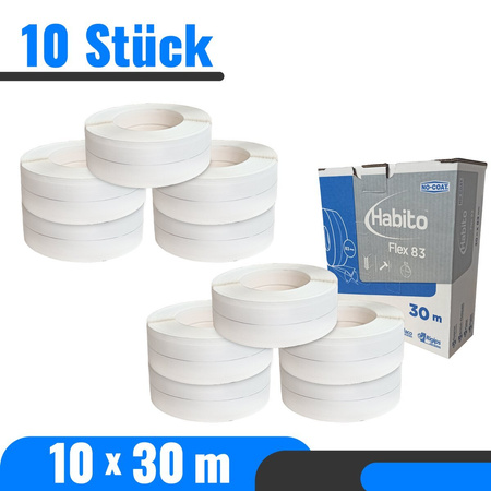 10x RIGIPS NO-COAT Flexible Corner Kantenschutz Trockenbau Innenecke Au 30m 83mm