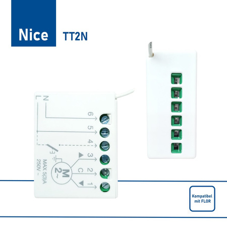 Nice TT2N Steuerpult für Rollladenmotor zur Automatisierung von Markisen