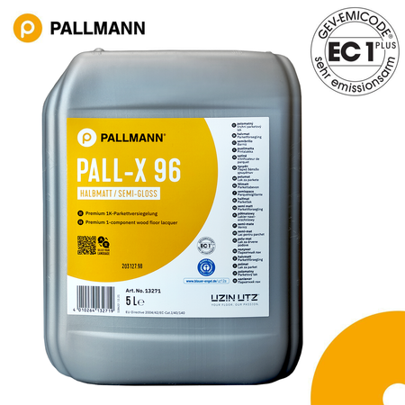 PALLMANN PALL-X 96 halbmatt Holzfußböden Naturkorkböden Parkettversiegelung 5 L