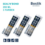 BOSTIK Seal'N'Bond Montagekleber Klebstoff Dichtmasse Kartusche 290 ML grau