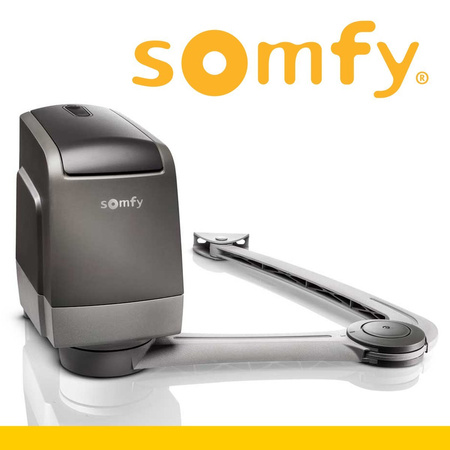 Somfyt Axovia 3S iO Pack Comfort 2-flüglig Drehtorantriebe Beste Komfort + Akku