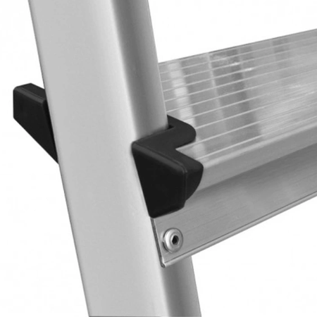 Leiter Alu beidseitig 3 Schritte Doppelleiter Trittleiter Aluleiter Stehleiter