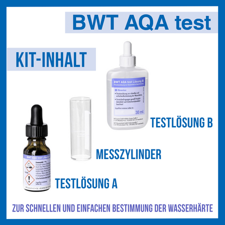 outlet BWT AQUATEST Test zur Bestimmung der Wasserhärte Prüfset Härteprüf Set