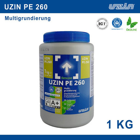 Uzin PE 260 Multi Grundierung für Alle-Untergründe Beton Estrich OSB Holz 1 kg