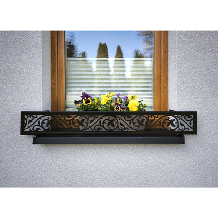 Blumenkastenhalterungen für die Fensterbank Fensterbank-Absturzsicherung Fenstergitter Blumenkästen Verschiedene Modelle und Größen