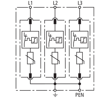 OUTLET DEHNguard modular DG M TNC 275 952300 DEHN Schutzlösungen