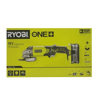 Ryobi R18AG-140S – Akku-Winkelschleifer 18 V ONE+ 115 mm Set zum Akku