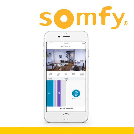 Somfy Pack One+ All-in-One Smart Alarmsystem mit Integrierter Kamera FullHD Akku