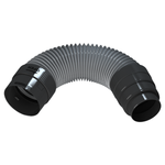 Flexibles Anschlussrohr Entlüfterrohr Für Dunstrohre RUROFLEX KLIK DN 125 mm
