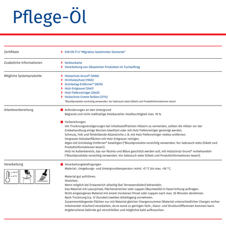 Remmers Pflege Öl 5 L Holzöl Terrassenöl Gartenmöbelöl Nussbaum