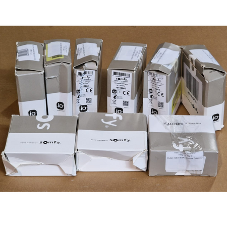 Outlet Somfy Smoove Origin iO Pure inkl. Smoove Rahmen für Rollladen Markise 