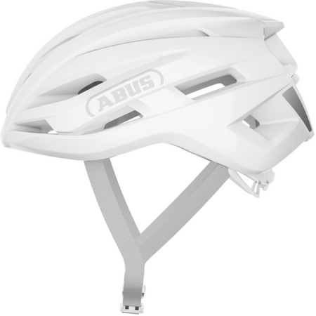 ABUS StormChaser ACE pure white (L) leichter Rennradhelm mit Belüftung