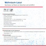 Remmers WOHNRAUM-LASUR FARBLOS (Dekor-Wachs) 0,75L