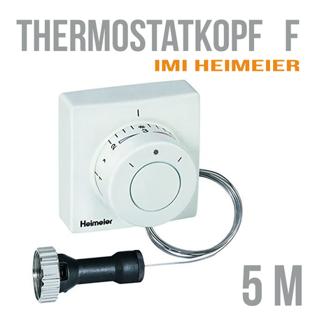 HEIMEIER Thermostatkopf F 5m Ferneinsteller Kapillarrohr 5m 280500500
