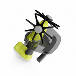 Ryobi RY18HCA-0 Akku Kultivator 18 V ONE+ für Erde und Beete