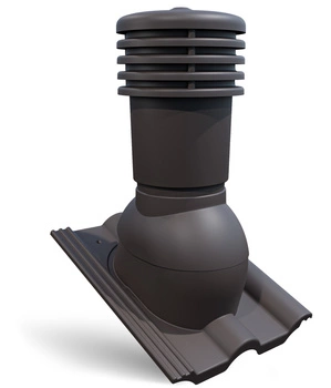 Bandloo VENTOS X – PLUS R Braun 150 mm – Dachentlüfter für Betonziege