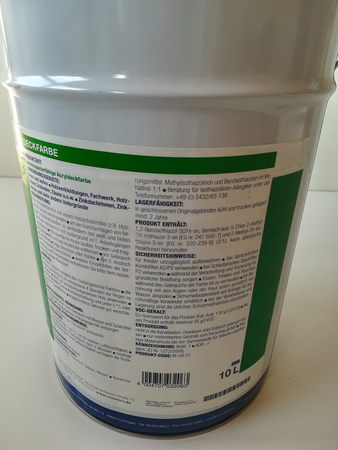 OUTLET Remmers Aidol Deckfarbe Wetterschutzfarbe - Schwarz 10 L abgelaufen 