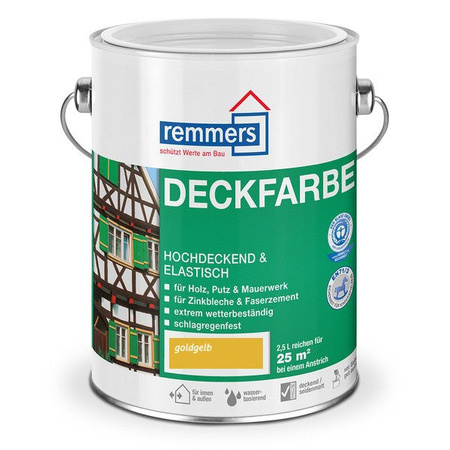 Remmers Aidol Deckfarbe 2,5 L Wetterschutzfarbe - Goldgelb