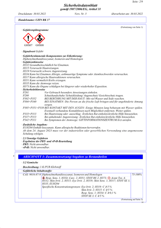outlet UZIN RK 37 1K PUR Injektionsklebstoff 1 Stück 250g