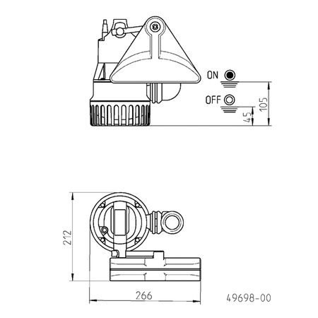 Outlet Jung Pumpen JP50000 U3KS Tauchpumpe mit automatischer Umschaltung 0,32 kW