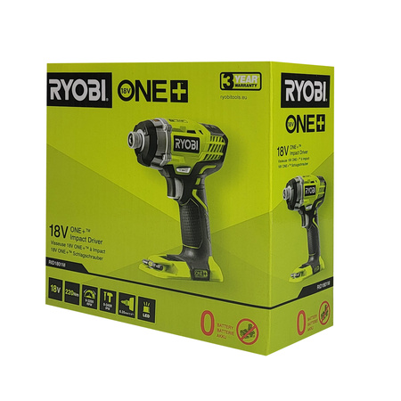 Ryobi RID1801M  18 V ONE+ Akku-Schlagschrauber mit Bit & Adapter (ohne Akku)