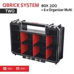 Werkzeugkoffer SET Qbrick System TWO Box 200 + 6 x Organizer Multi Werkzeugkiste