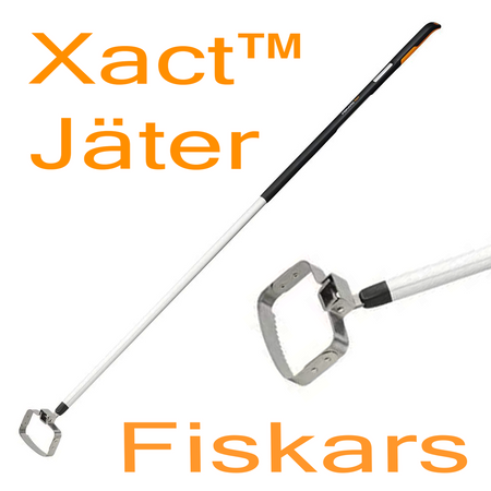 Fiskars Xact™ Jäter 1027042 Edelstahl Jätkralle Gartenwerkzeug Hacke mit Stiel