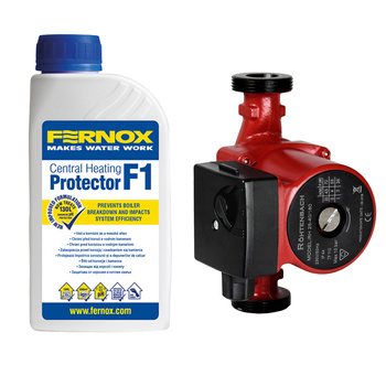 Bandloo Set Rohtenbach Pumpe 25-40/180 + FernoxF1 effiziente und sichere Heizung