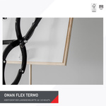 OMAN FLEX TERMO Bodentreppe mit einer Dichtung Scherenleiter robust 80 x 60