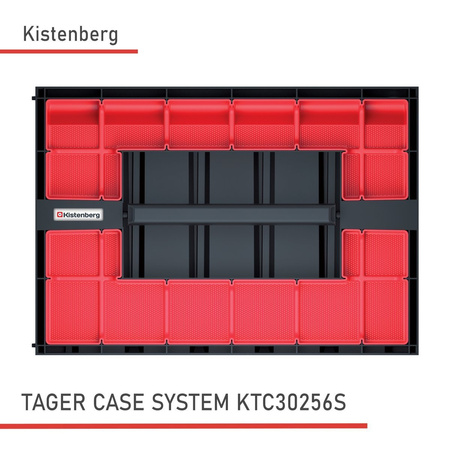 Kistenberg Organizer TAGER CASE KTC30256S Ausziehbarer Behälter 41 x 29 x 29 cm