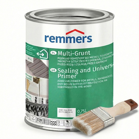 Bandloo Set Multi-Grunt 0,75 l mit Flachpinsel Serie 44 – 1,5 Zoll