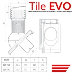Dunstrohr TILE EVO DN 150 Braas Frankfurter Dachziegel