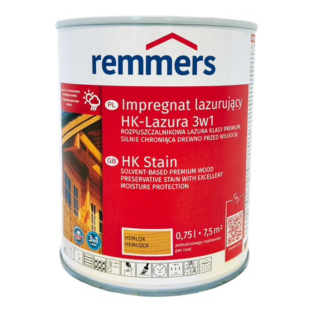 Remmers HK Lasur 0,75 L Hemlock – 3in1 Holzschutzmittel