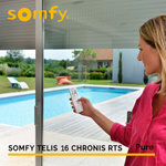 OUTLET Somfy TELIS 16 CHRONIS 1811079 Pure - 16-Kanal-Handsender LCD-Anzeige