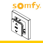 Outlet Somfy Smoove Origin iO Pure inkl. Smoove Rahmen für Rollladen Markise 