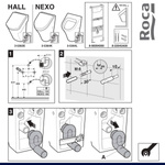 Outlet Roca NEXO Pissoir Urinal Soft-Close-Deckel Zulauf von hinten Weiß