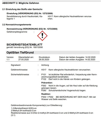 CAPAROL OptiSilan TiefGrund Siliconharz-Grundierung für außen und innen 10L