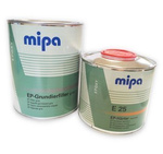 SET Mipa EP-Grundierfiller 2K hellgrau ca. RAL7032 + Mipa EP-Härter E25 1,5L