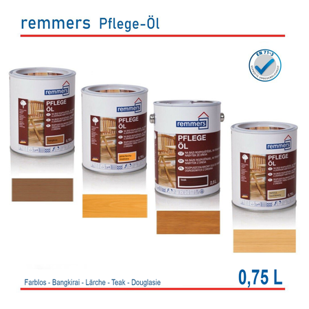 Remmers Pflege Öl 0,75 L Holzöl Terrassenöl Gartenmöbelöl alle Farben