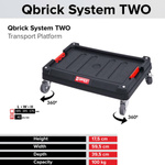Qbrick PROMO-SET 7 in 1 Mobile Werkstatt Werkstattwagen Rollbox Werkzeugkoffer