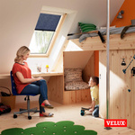 VELUX RHL MK00 1086 78x160 Sichtschutzrollo Rollo Haltekrallen Dachfenster Beige