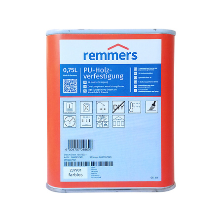 Remmers PU-HOLZVERFESTIGUNG Schadstofffixierung auf PU-Basis farblos 750 ml NEU